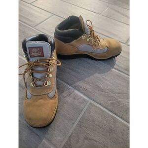 Timberland Youth Field Boot Leather Tan‎ Brown Size 6
